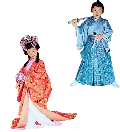 換上古裝的人物