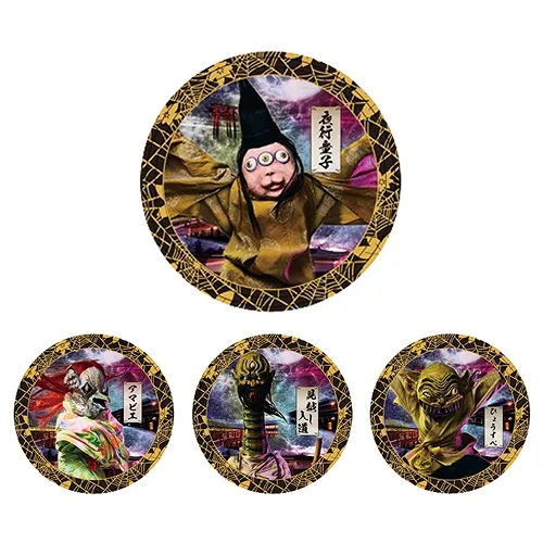 怪怪妖怪節燙金罐頭徽章