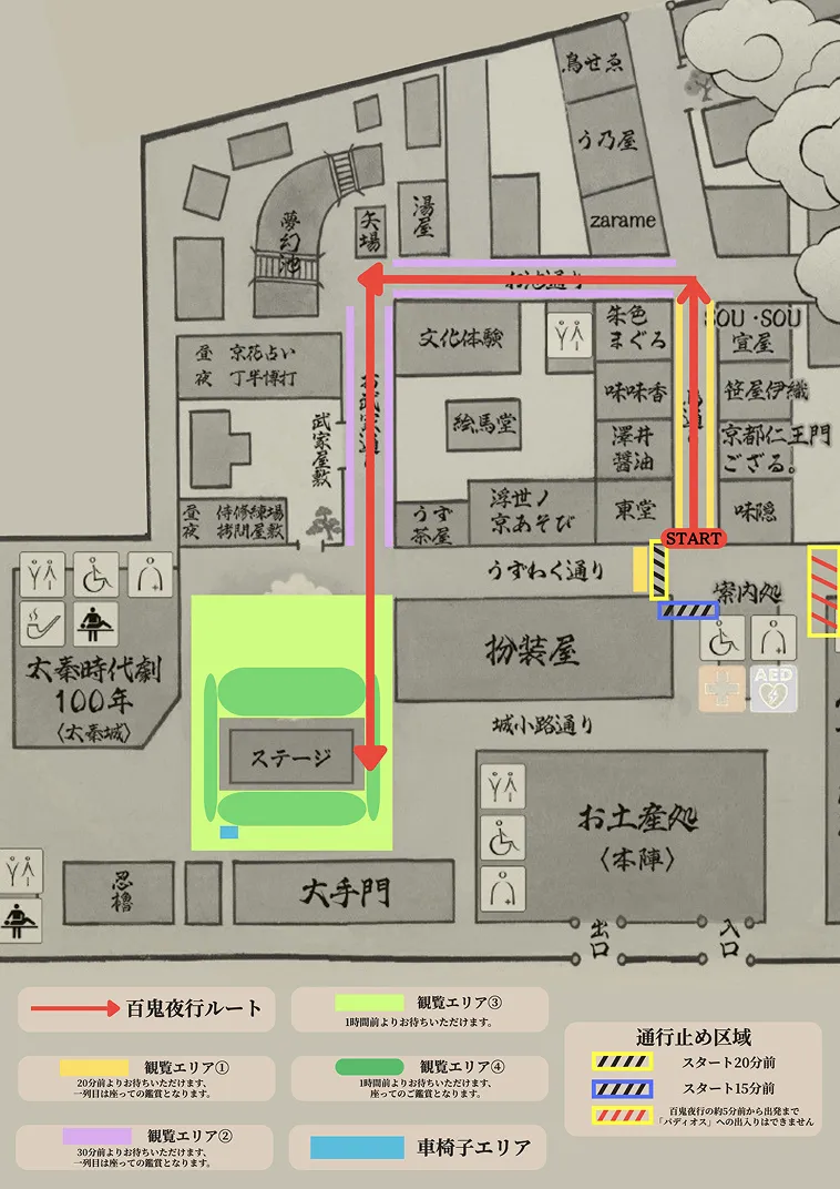 百鬼夜行路線圖