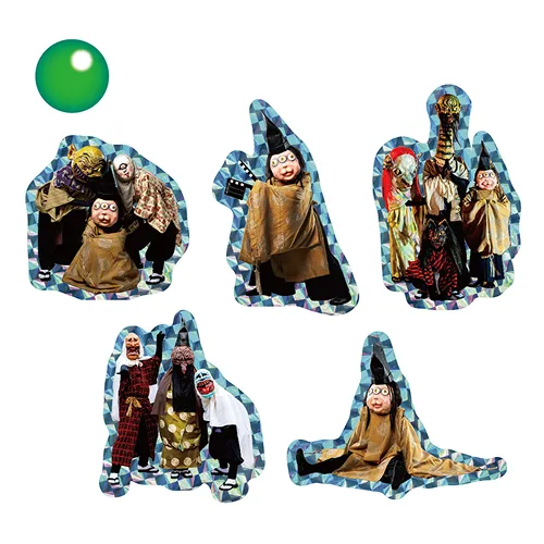 閃亮妖怪模切貼紙