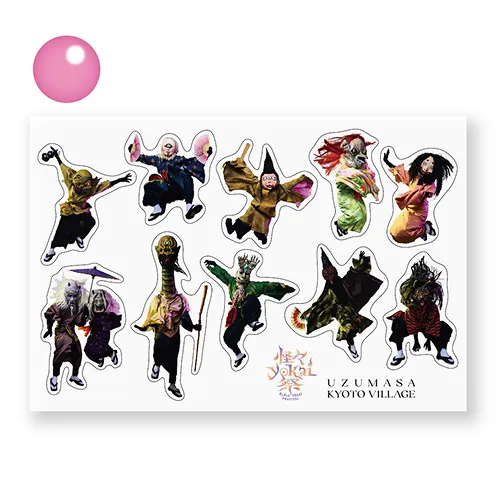 YOKAI 透明裝飾貼紙